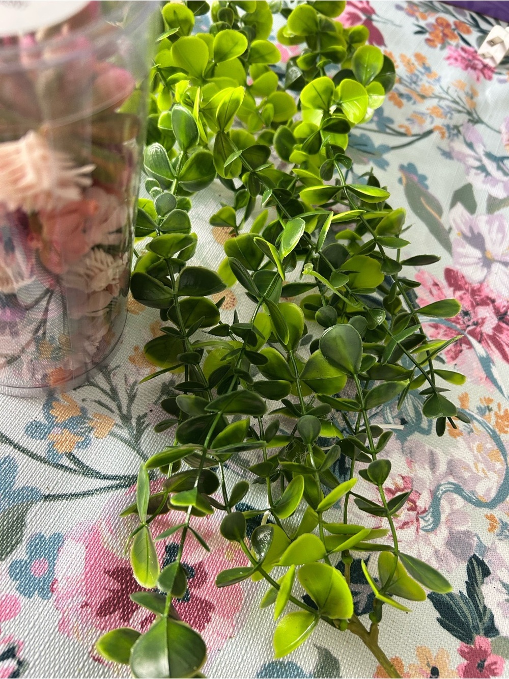 4/$50 Floral Succulent Wreath in Pink and Green SUPPLIES - Picture 5 of 6